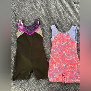 Set of 2 gymnastics leotards